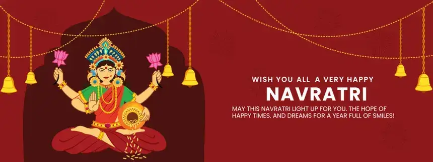 Shardiya Navratri Banner Image